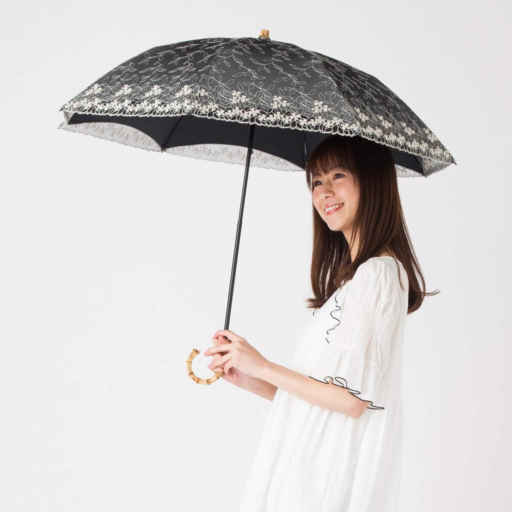 Lieben Parasol UV Protection Blackout Folding Umbrella Silver Lace Cool Umbrella Folding LIEBEN-0546 (Beige)