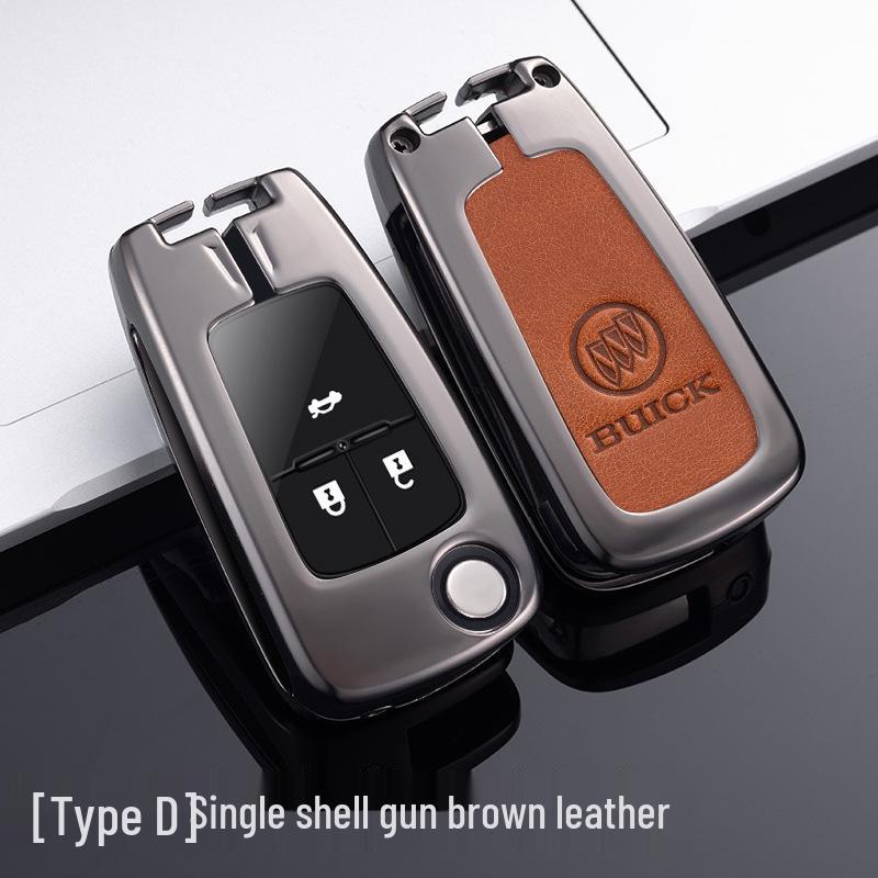 Premium Metal Key Case for Buick: Excelle, Envision, LaCrosse, Verano, GL8 Models