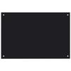 VidaXL Dosseret de cuisine Noir 90x50 cm Verre trempé 249488