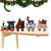 Simulation Christmas Wooden Train Deer/Lollipop Xmas Gifts Train  Kids' Gift