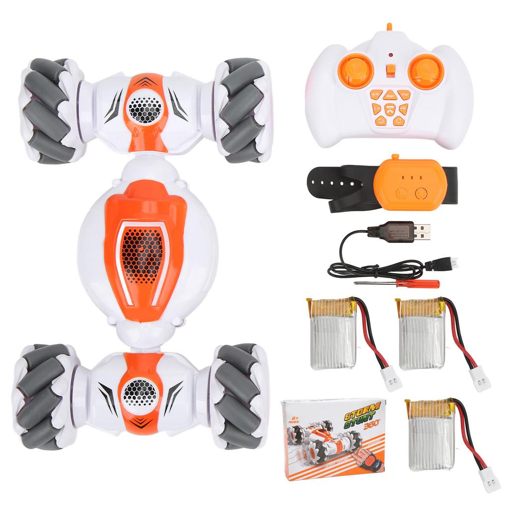 S012 2.4Ghz RC Stunt Car Remote Control Stunt Car with 360 Degree Flip Double Sided Rotating for 8+ Boys Girls(3