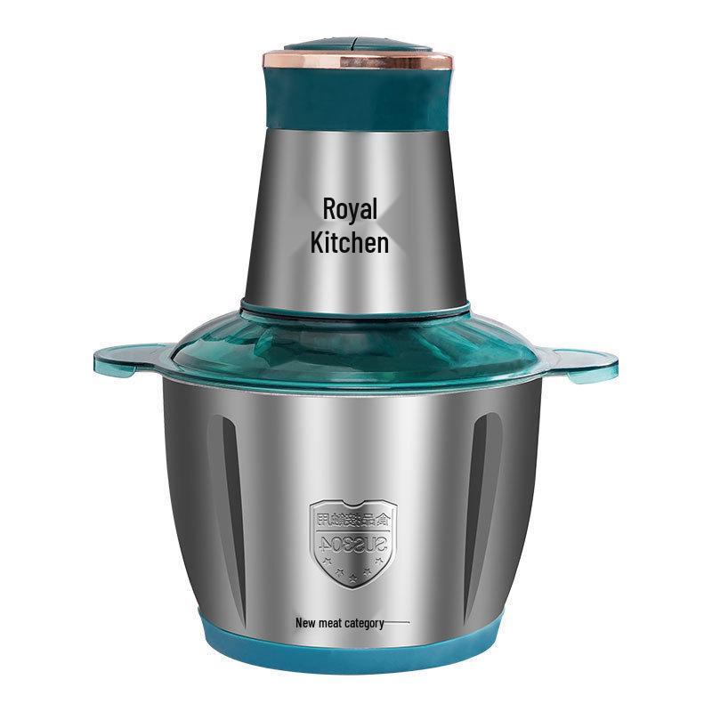 Compact 3L Stainless Steel Electric Meat Grinder & Food Processor