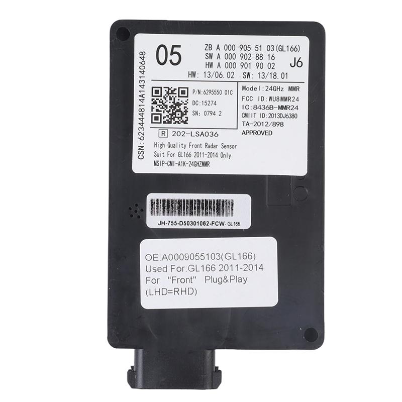 A0009055103 Radar Sensor FCW Forward Collision Warning Module Car 0009055103 For W212 GL166
