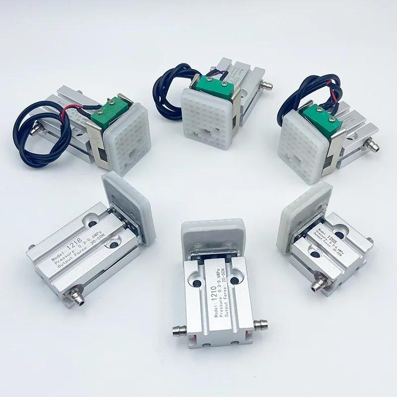 Pneumatic Gripper Cylinder 1205PT 1210PT 1218PT Precision Fixture Micro Switch Manipulator Holding Fixture Cylinder