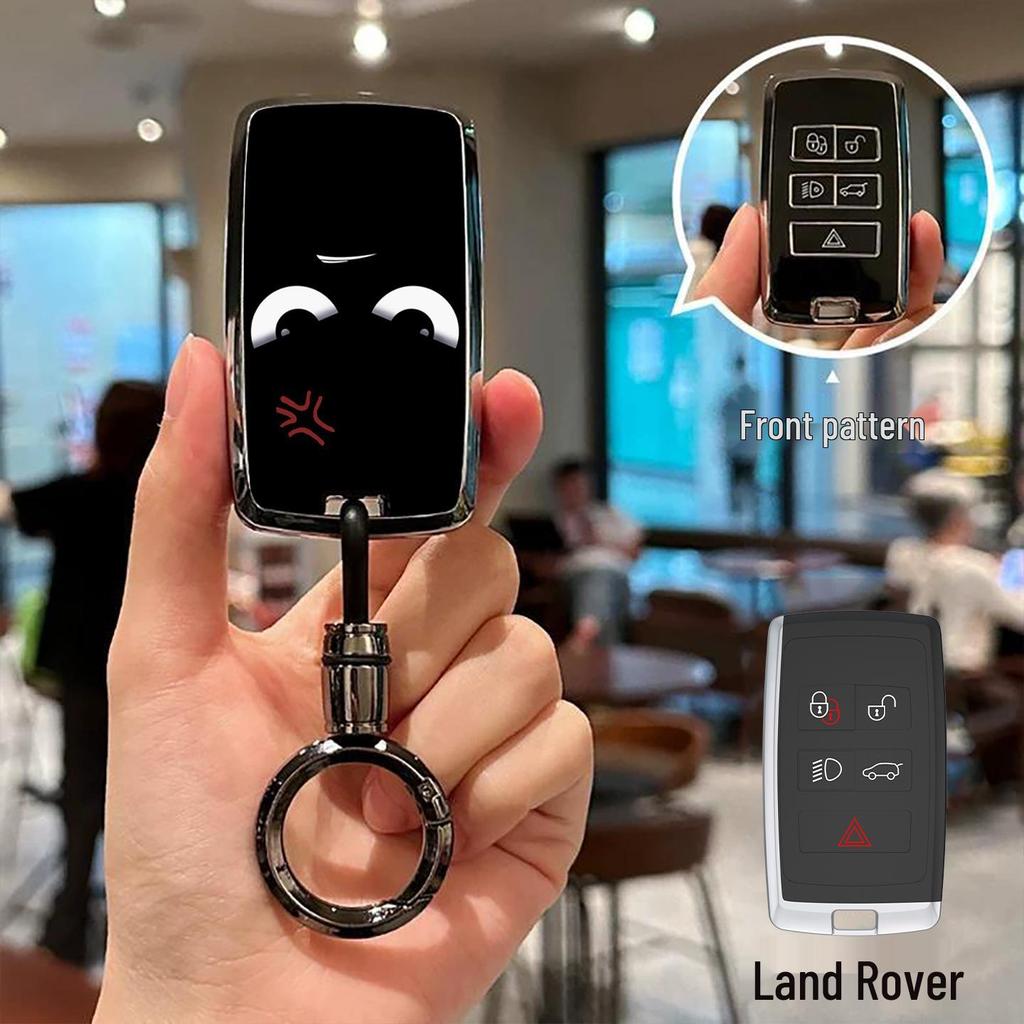 Key Case for Land Rover Range Rover Evoque/Discovery Sport/Velar and Jaguar XEL/F-TYPE