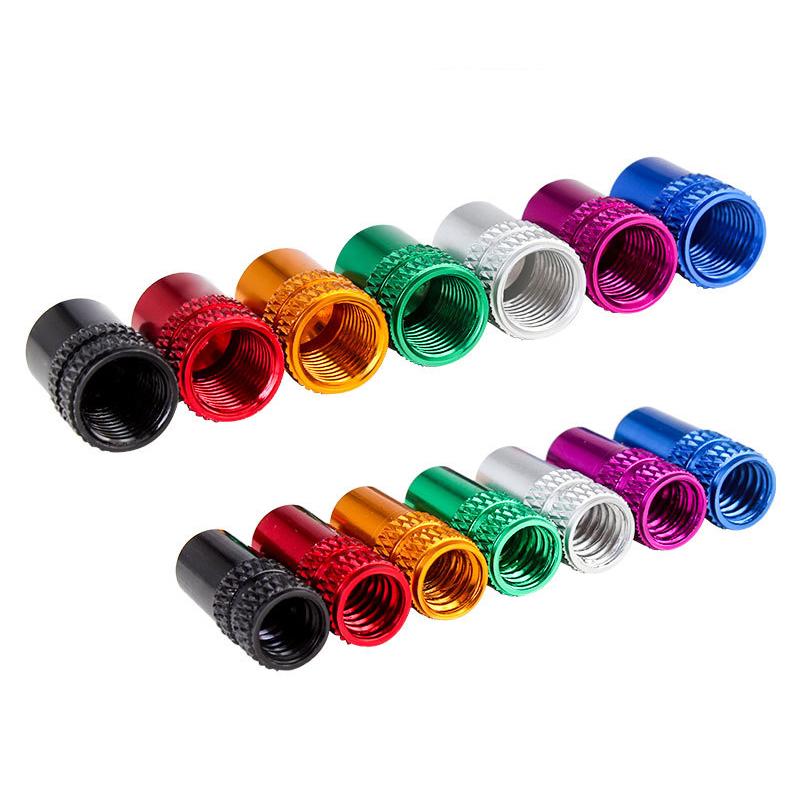 Aluminum Alloy Road MTB Track Racing Bike Tube Tyre Bicycle Tire Wheel FV French Valve Cap Schrader/Presta AIR Valve Caps