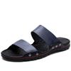 Coole Hausschuhe Sommer Herren Übergröße 48 Rindsleder Strandschuhe 46 rutschfest Ein-Wort-Pantoletten Rindsleder verschleißfeste Hausschuhe
