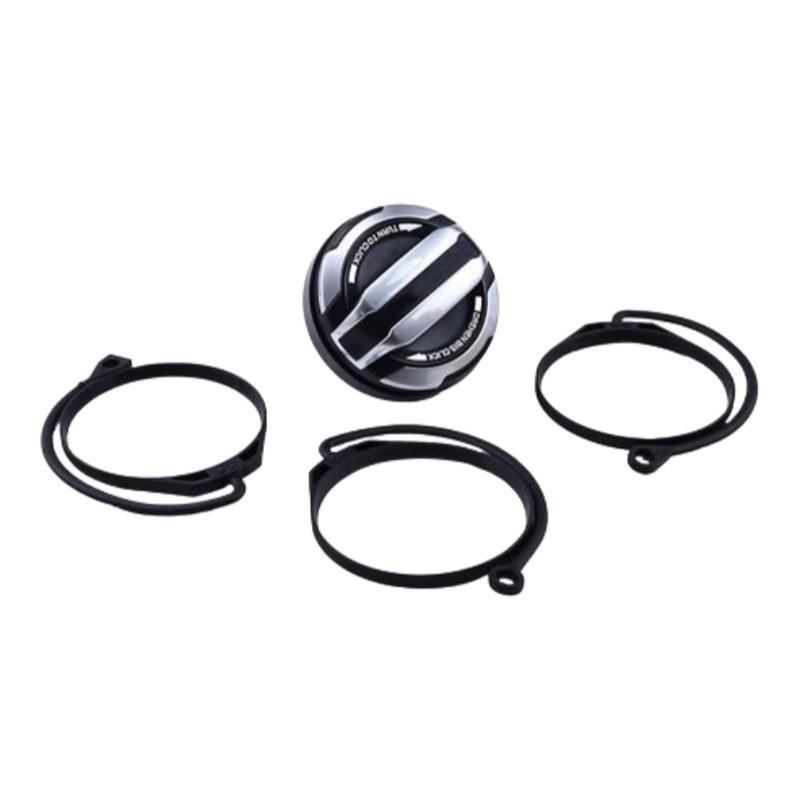 Silver Inner Fuel Tank Cap for Porsche Cayenne 718 (2nd Gen)