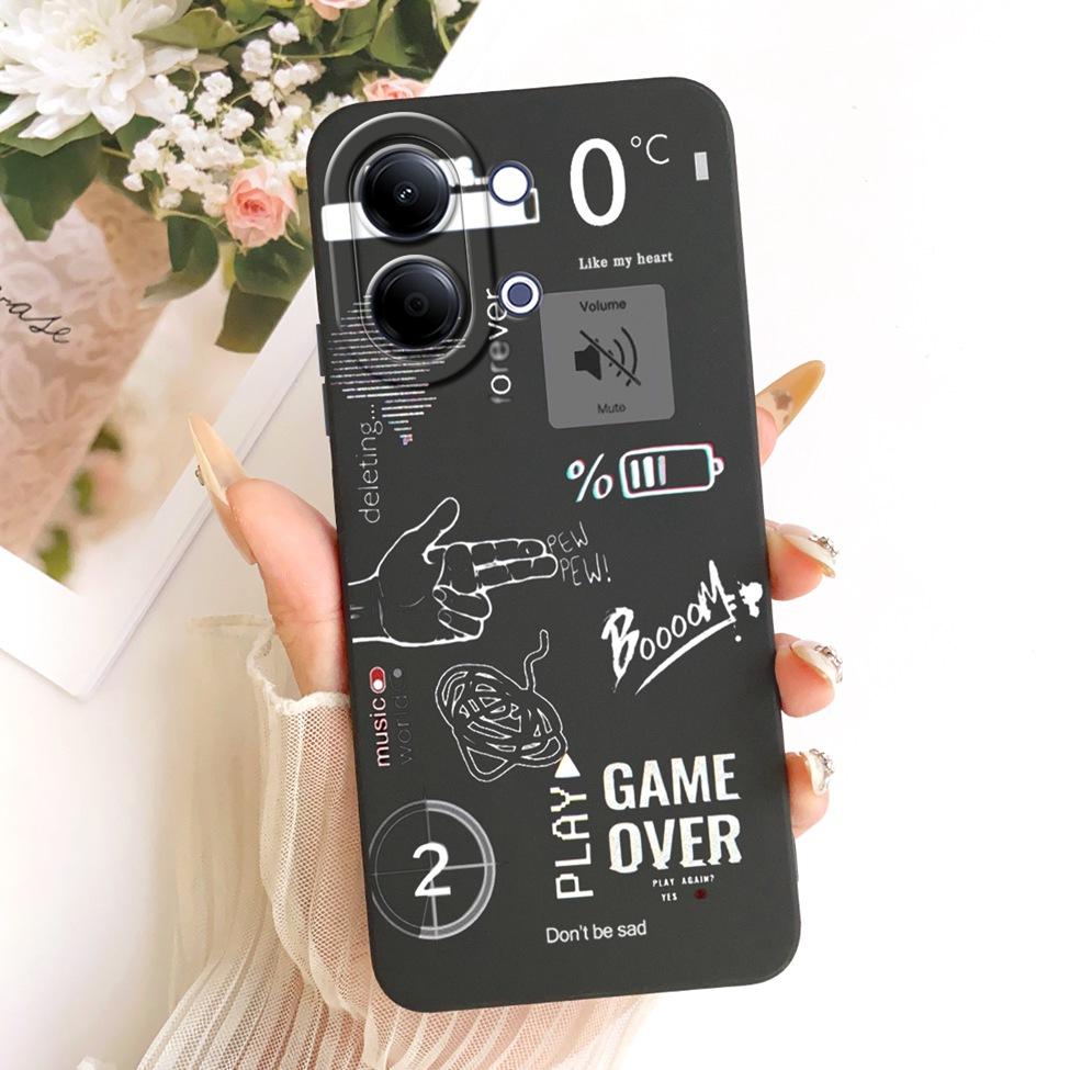 For Vivo Y05 Case Cover Luxury Fashion Cute Cartoon Funny Painted Silicone Funda For VivoY05 Casing