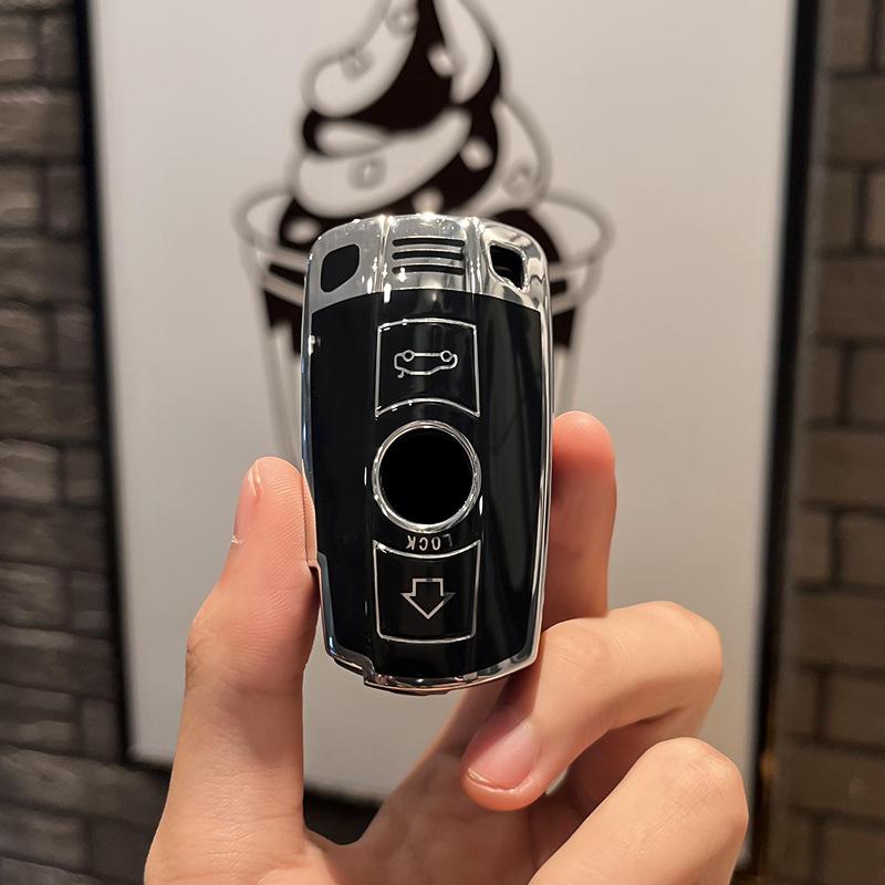 Weiche TPU Auto Fernbedienung Schlüssel Fall Abdeckung Shell Für BMW X1 X5 X6 Z4 E90 E60 E70 E87 3 5 6 serie M3 M5 Halter Shell Fob Zubehör