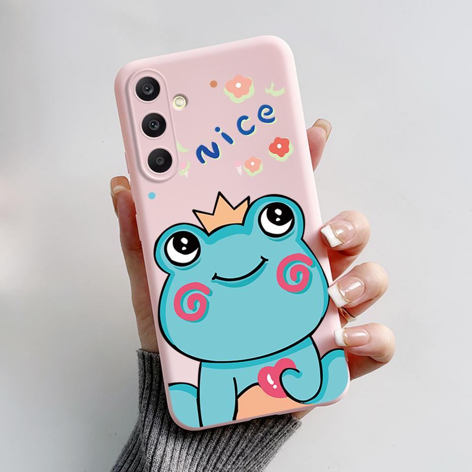 For Samsung A25 5G Case SM-A256B Stylish Painted Soft Silicone Shockproof Cover For Samsung Galaxy A15 A25 A35 A55 5G 2023 Capa