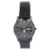 Quartz Wrist Watch for Men Luminous Hands Fashion Rhinestones Men Chronograph Analog Watch Black