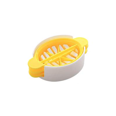 Egg Egg Egg Egg Cutting Kitchen Accessory Cutter, Three-in-One Slicer, Separator, Tool, (Yellow)