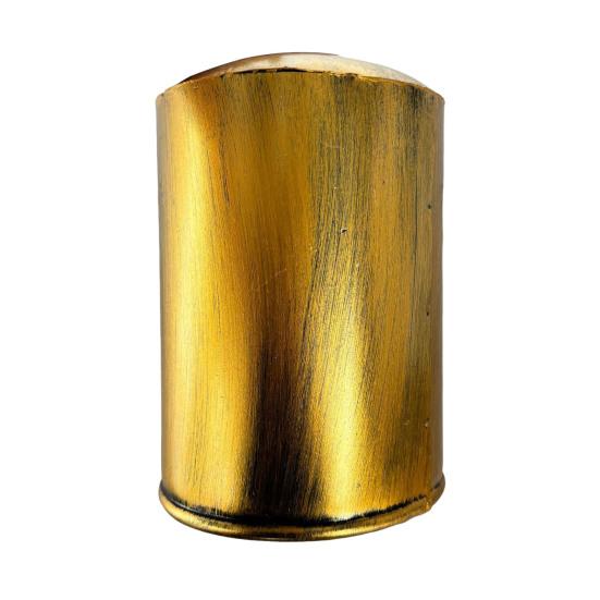 Christmas Column Bell Metal Texture Design Gradient Size Arrangement Natural Hemp Rope Lanyard Retro