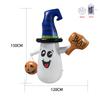 Nafukovací duch Halloween s dálkovým ovládáním RGB LED světla Venkovní dětské hračky Halloween dekorace