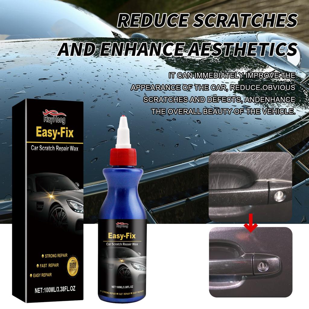Car Scratch Recovery, Car Paint Scratch, Car Scratch Sponge Set, Suitable For All Vehicle Paint 100ML