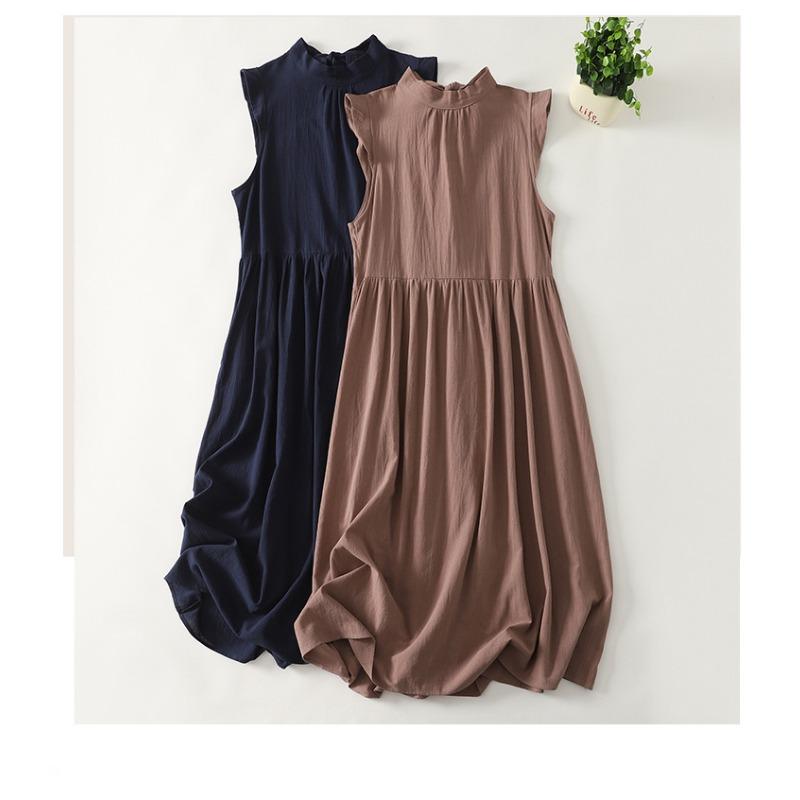 Women's Long Sleeve Cotton Dress