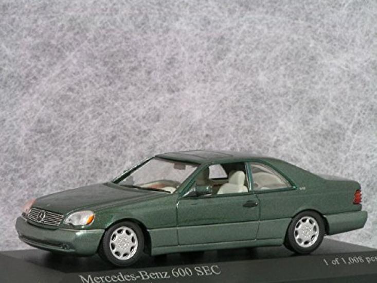 Scale 600SEC Malachite Green Mercedes 1/43 Mercedes-Benz (C140) / Metallic