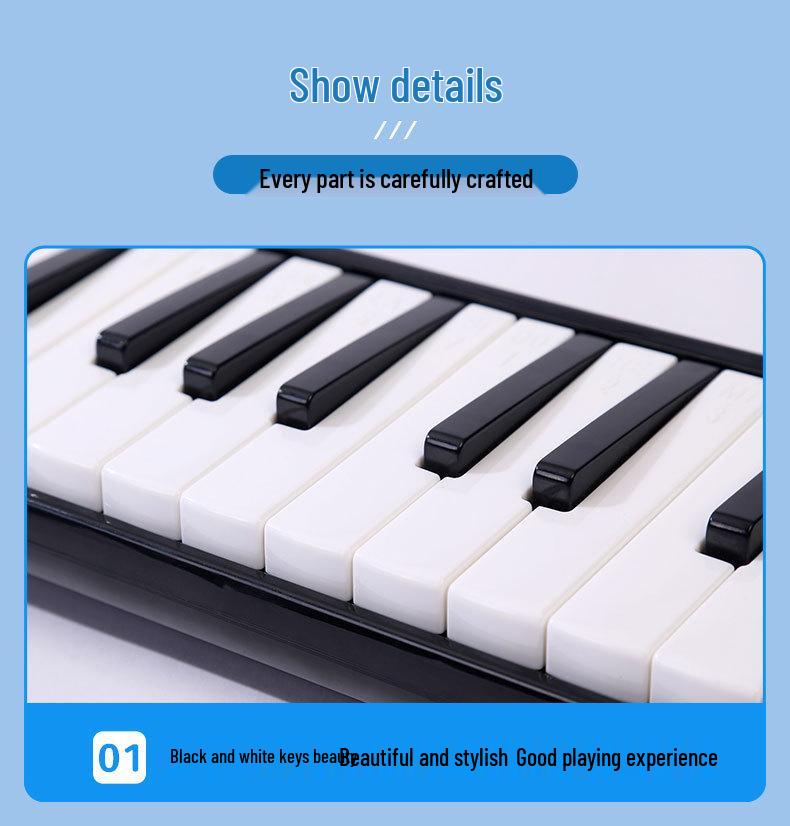 37-Key Melodica Soft Canvas Case for Children’s Classroom and Performance