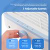 Wireless 120W Super Suction Nail Dust Collector Brushless Nail Dust Extractor Nail Art Manicure Fan Vacuum Cleaner With 2 Filter