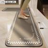 Kitchen Carpet Absorbent Non-slip Oil-proof Diatomite Floor Mat Minimalist Striped Rug Long Size Home Decoration Rugs Alfombra