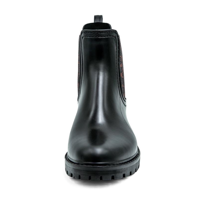 New Fashionable Women's Rain Shoes Elastic Leopard Print Women's Water Shoes Waterproof, Non-slip and Wear-resistant