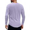 Men's V-neck Long-sleeved Top Is Casual