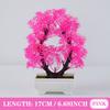 1PC Pink Desktop Artificial Bonsai DIY Home Garden Outdoor Floral Green Plant Flower Arrangement Gift Decoration