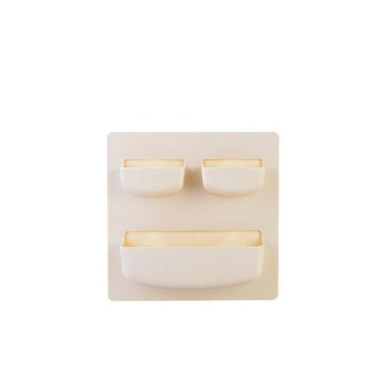 Household Adhesive Wall Storage Rack, Bathroom Wall Storage Rack, Non Perforated Wall Hanging Storage Rack, Kitchen Household Products