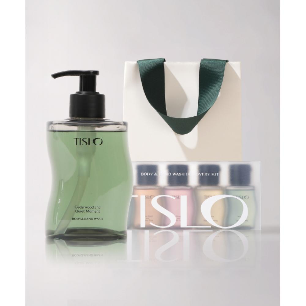 Tislo Perfume Body   Hand Wash 330ml + Wash Discovery Set Rose and Cold Earls
