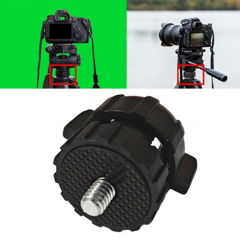Easy Installation Ball Head Adapters for Cameras 17mm to 1/4 Thread Mount For Multiple Brands Construction