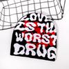 Fashion Pattern Letter Neutral Casual Warm Knitted Hat For Autumn Winter And