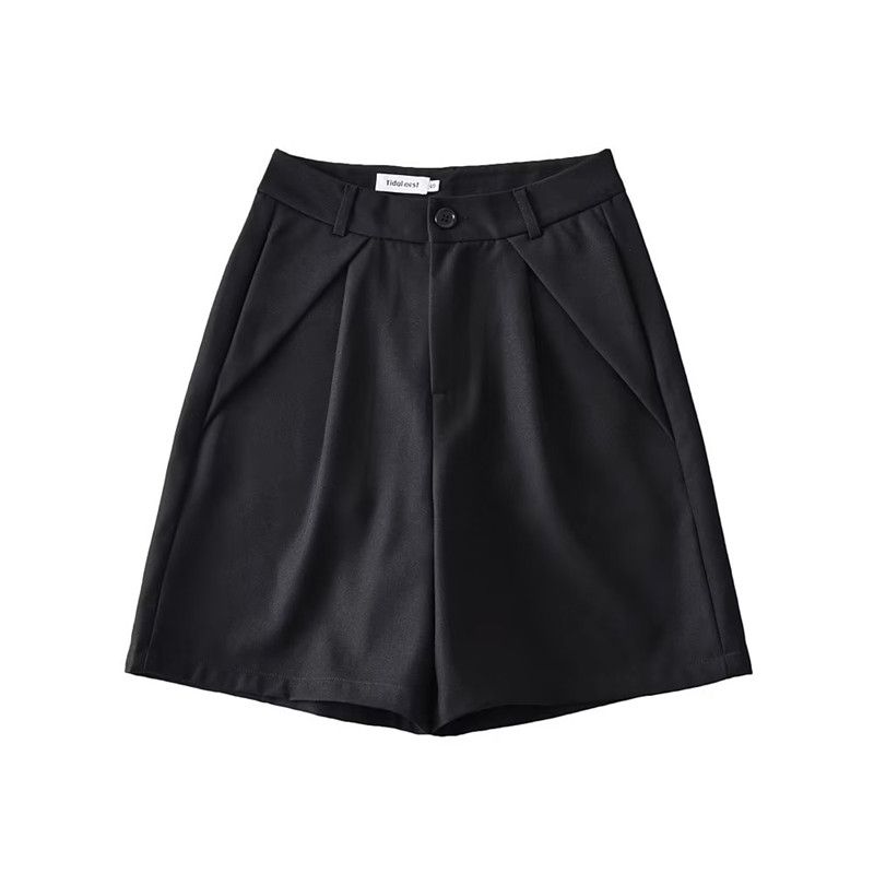 

Ur Fashion Women s Wear Solid Color Waist Tight Lightweight Casual Suit Pants Black L