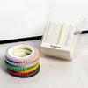 8Rolls Decorative Paper Tapes 3mmX5m Dot Striped Pattern Adhesive Tape For ScrapbookingJournal Planner Photo Album