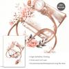 Nordic Creative Human Organs Heart Pink Flower Canvas Print Poster Wall Art Decorative Painting Medical Education Mural Posters
