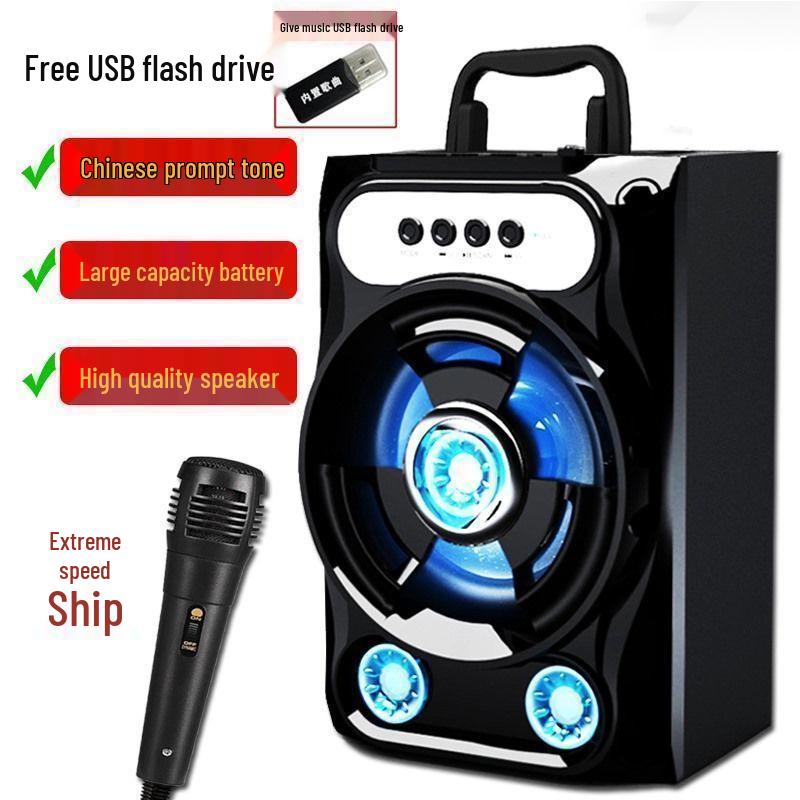 Song Audio Multifunctional Bluetooth Speaker with Subwoofer for Home & Outdoor Use