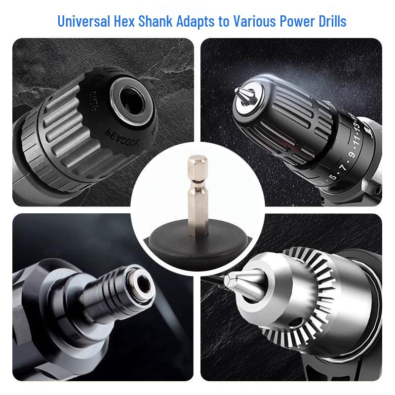 2-Inch Conical Electric Drill Brush for Kitchen Tile, Car Wheel Hub, and Floor Cleaning