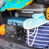 Rede de Porta-Malas e Teto para Carro 120x90CM Látex Alta Elasticidade Organizador de Rede para Armazenamento de Carga e Bagagem Universal para Viagem Carro Offroad SUV