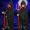 Single Layer Double Layer Adult Halloween Cloak Performance Costumes Hooded Cape Wizard Robe