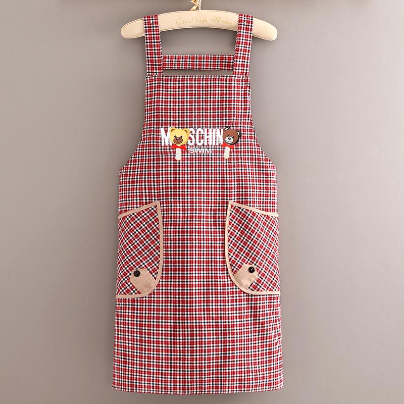 2023 Women's Cute Long Sleeve Kitchen Apron – Breathable, Stain & Wear Resistant Cooking Smock