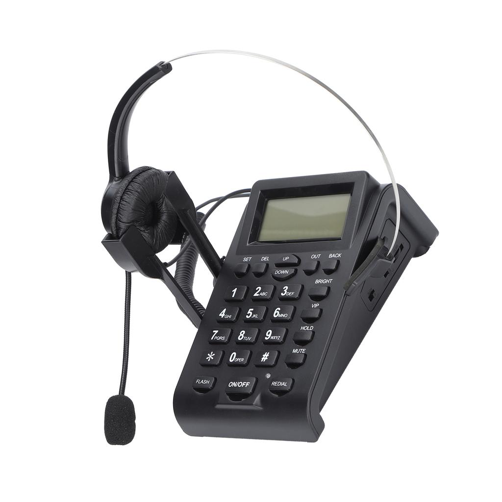 HT900 Call Center Phone with Omnidirectional Microphone Headset Suitable for Home Office