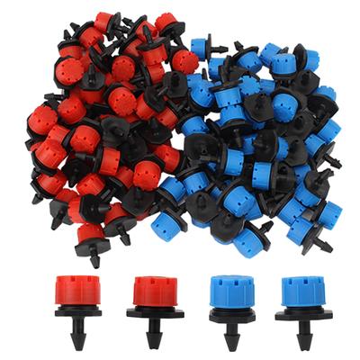 For Flower Beds Vegetable 4/7mm Anti-Clogging Watering Sprinkler Irrigation Dripper Emitter Adjustable Micro Nozzles 50Pcs
