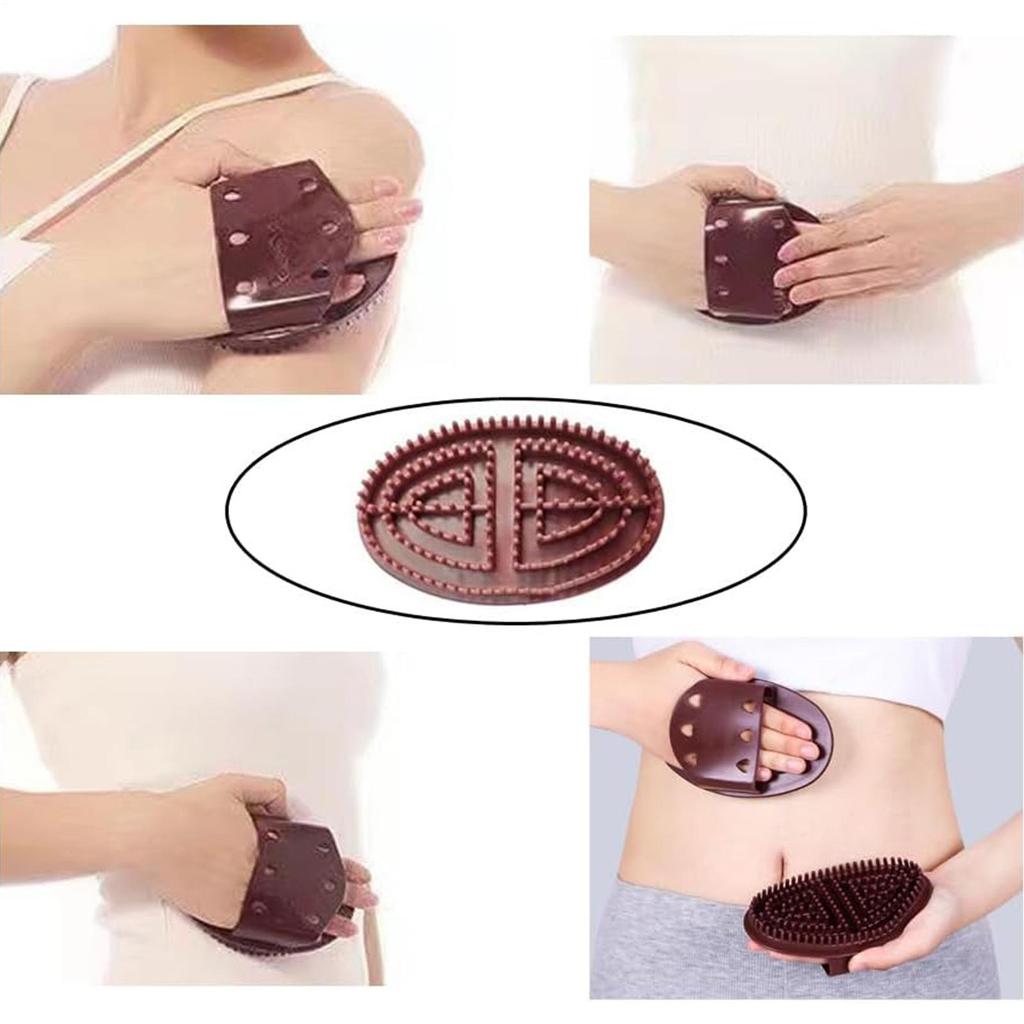 1pc Full Body Massage Brush Soft Manual Full Body Gua Sha Massager Head Abdomen Leg Body Relaxation Home Use Anti-Fatigue