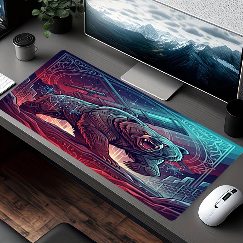 North Sydney Bears Druck Mauspads, für Tastaturauflage Laptop PC Matte für Büro Heimgebrauch, Schreibtischdekoration, Perfektes Geburtstagsgeschenk für Gamer