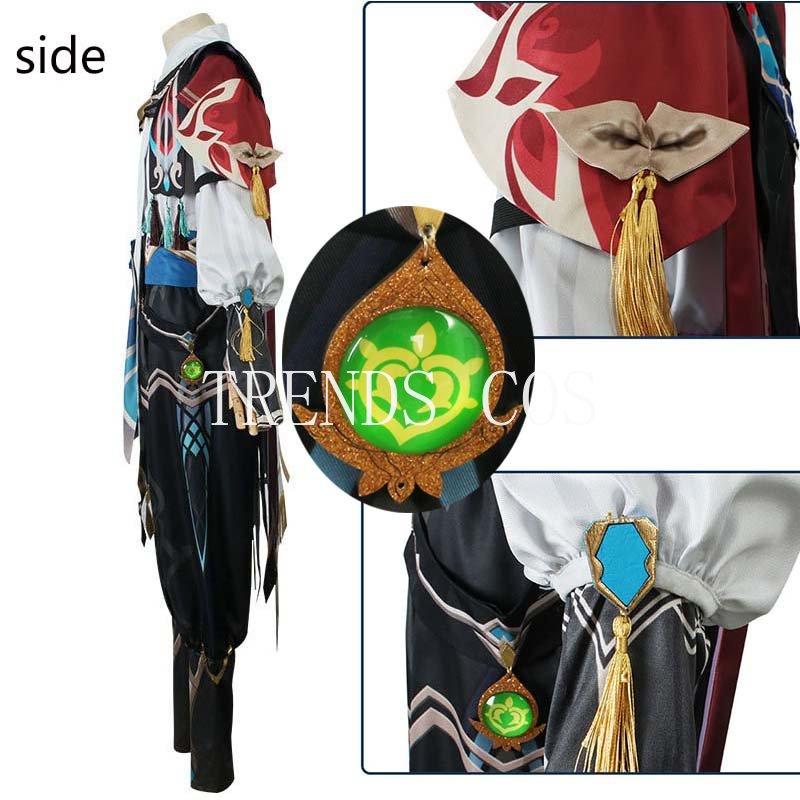 Kaveh Cosplay Costume Big Size Kaveh Uniform Halloween Kaveh Outfits  For Anime Comic Con
