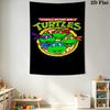 Teenage Mutant Ninja Turtles Artwork Tapestry Wallmounted Background Cloth Work Of Art Atmospheric Background Cloth Background Cloth