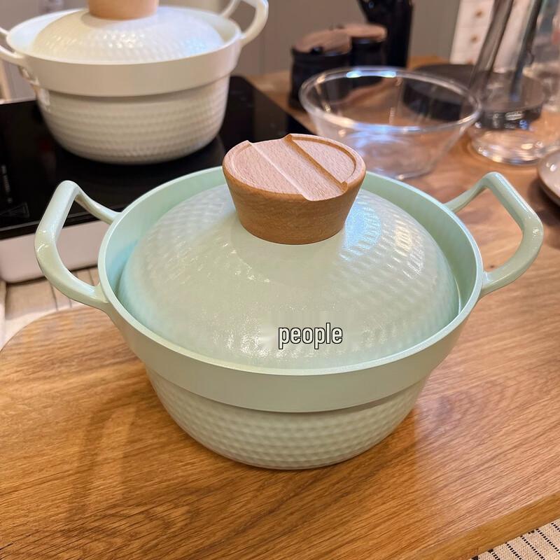 Sanjiaolong Yuanfu Lidded Dual-purpose Aluminum Pot