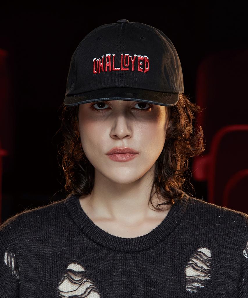 UNALLOYED Snow Logo Cap / Black