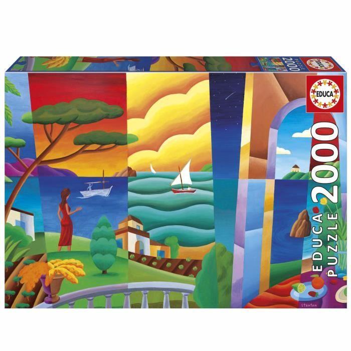 Puzzle - EDUCA - Philip Stanton, Penelope Attend - 2000 pièces - 96x68 cm - Pour adultes