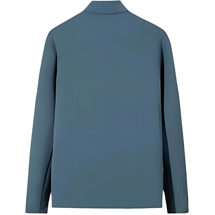 Anta Outdoor Series Sports Casual Simple Stand Collar Zipper Solid Color Jacket Men Jacket Dark-Blue 152510707-4